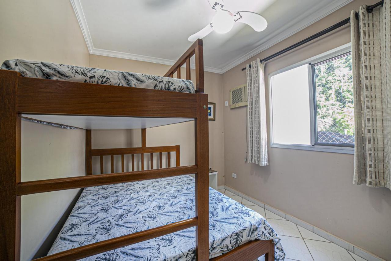 Apto 22E Ar Condicionado E Ventilador, 2 Quartos, Churrasqueira, Elevador E Piscina Ubatuba Bagian luar foto